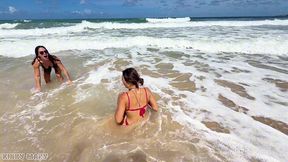 tropical wet threesome with kinky mary