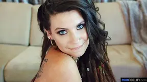 Thicc goddess with natural curves rides dick and begs for multiple loads in her pussy