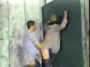 Vintage cowboy gloryhole sex