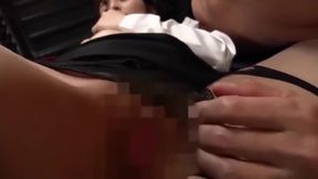Lustful Mistress: Bandage-Wrapped Babe Bends to Severe Asian Delight