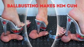Unauthorized Cum From Ballbusting Part I: Stomped, Kicked & Punished