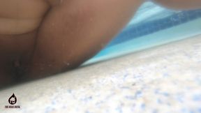 brija monet oils huge ebony tits and swims naked in pool at content house firehousexxx bts