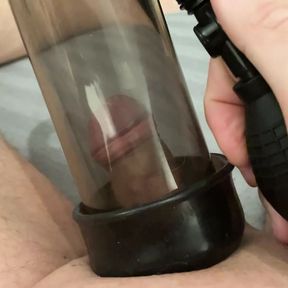 first try: pump up my small and thin cock