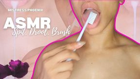 Milky Spit Seduction-ASMR Brush-Spit-Drool-Oral Fixation-1080p