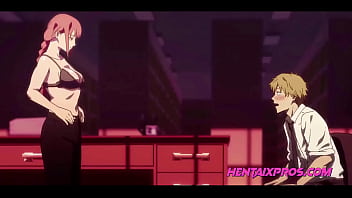 Miss Makima's Cinema Blowjob Leaves Teen Student Orgasming