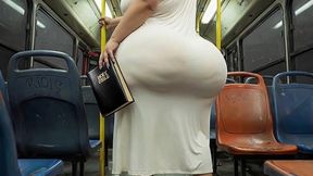"Religious BBW in Long Dress Gets Ass Teased While Holding Bible"