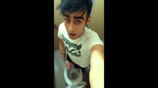 College toilet jerking is like EDGING cause someone is still coming