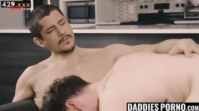 Twinks Step-Dad's Hot Handjob in Spa Bathroom