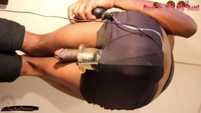 xxl buttplug keeps his ass walls from collapsing, and him from sharting himself @djbuttpussy