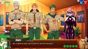 Friends Camp Ep 52 – Hot Russian-Guy Voice Fuels Gay Hentai RPG Action