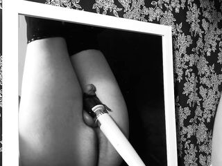 Left to Have a fun a Full Climax w/Sex tool Taped to My Knob (Post Climax Punishment)