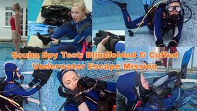 Scuba Spy Test: Blindfolded & Cuffed Underwater Escape Mission - MOV