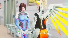 Overwatch Flame Sparks Steamy Anime Tryst in Wild Fantasy Realm