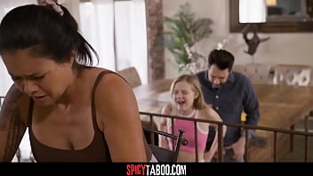 Cheating Husband Got Caught By His Asian Wife Fucking Petite Teen