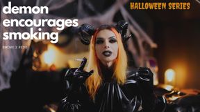 Demon Encourages Smoking