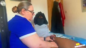 Best Grandma BBC Edging Oily Massage for Cum Dripping Huge Load