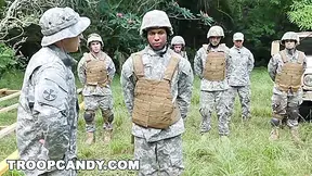 Men In Uniform Engaging In Hardcore Gay Sex As A Form Of Discipline