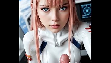Zero Two&rsquo_s First Time Fucking in Space Station [Ai Generated]