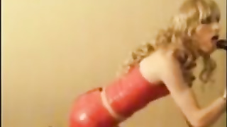 Sandracduk posing on webcam early years 4
