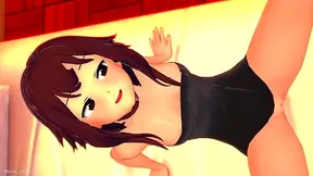 Hot Megumin Drops Towel for Passionate Infirmary Fucking in Uncensored Konosuba Hentai