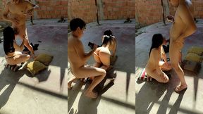estefi fadhyna trying to get milk out