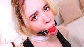 No Escape While Police Search?! Nani Gets Roped Tight and Ballgagged Deep! (HD)