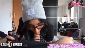POV Pleasure: Skater Teen in a Hat Delivers an Intimate Blowjob