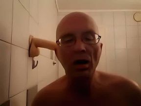 Sucking my dildo