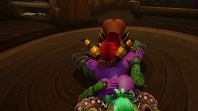 warcraft elfs are having a lesbian experience - warcraft porn parody