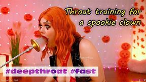 Evil Clown Asking To Fuck Her Throat