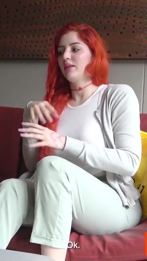 Dont be fooled by her cute face this THICK LATINA REDHEAD likes it ROUGH and sloppy   Clip 1