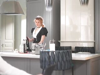 My Maid Has a Hard Day at Work This day. 4K HD Tim Team