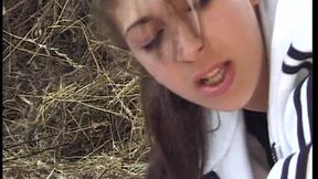Mature Brunette Dripping Wet in Outdoor Hardcore Romp