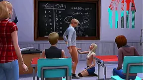 Shy Sim Lands Charismatic Professor in Forbidden Campus Romance – Sims 4 Fun