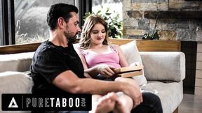 Eliza Eves Gets Deflowered By Her Stepdad Because Her Bf Ditched Her On Valentines Day