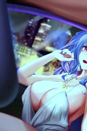 Beauty Lady Serve Her Big Boss - 2D Animation V196