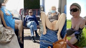 Slappers' Squat Squad Squeezes Squirt Showers Galore - Part Deux