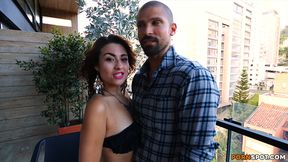 colombian babe lives out her fantasy