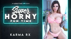 Busty beauty Karma RX's online show is super horny