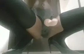 Wet, slimy and slippery. Big enough to hit you from the back. Now sit on this strapon 🍆 and bounce on it.