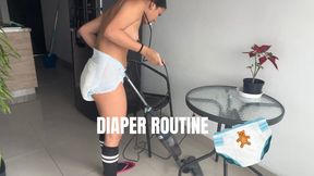 Diapers and Vacuum: Intimate Routine + Pacifier Fetish