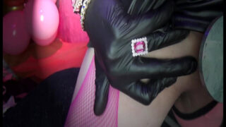 Fucking, dress &#8211; hardcore close up movie of amateur French crossdresser gay whores in lingerie, stockings getting anally fucked