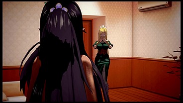 Futa Fantasy [ FUTANARI Hentai Game ] Ep.3 she cannot stop masturbating while thinking about her lesbian friend !