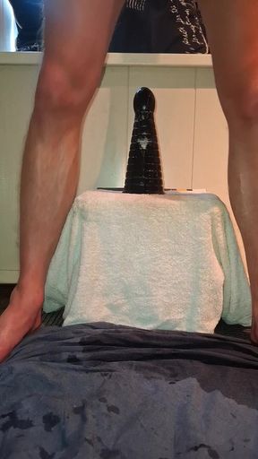 Solo gay NoFace Twink X - Extreme anal play