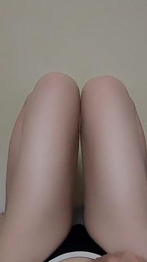 Happy New Year! Just Look at My Legs and Masturbate! Shoot Me Your Thick Semen.