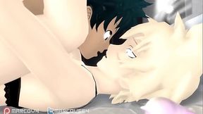 My Hero Academia - Ese Deku se folla a la mam&aacute_ milf del imb&eacute_cil de Bakugo