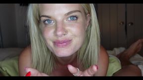 POV Sloppy Blowjob with CIM Finish