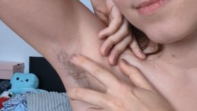 Sniffing & Licking My Sensitive Hairy Armpits