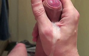 Four uncut foreskin cumshots compilation