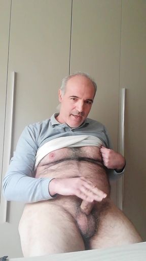 Piss and Masturbation with Cumshot